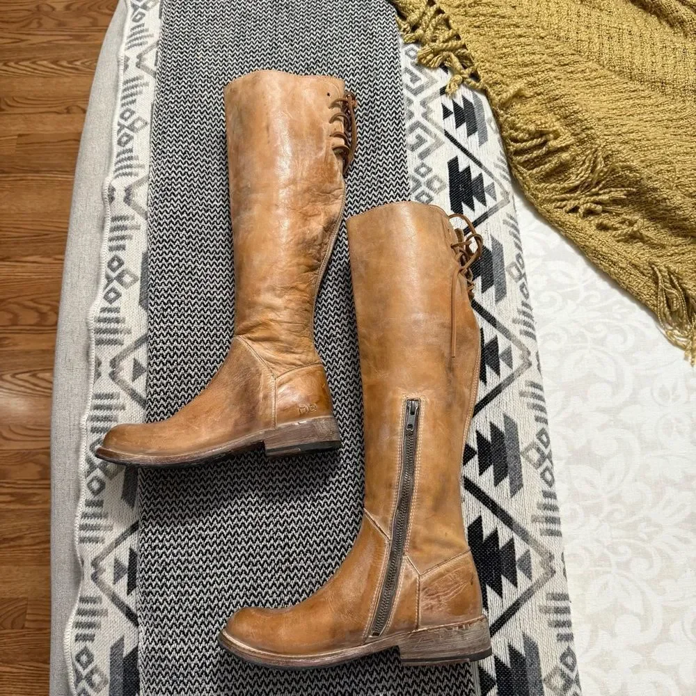 Bed Stu Manchester Tan Rustic Boots